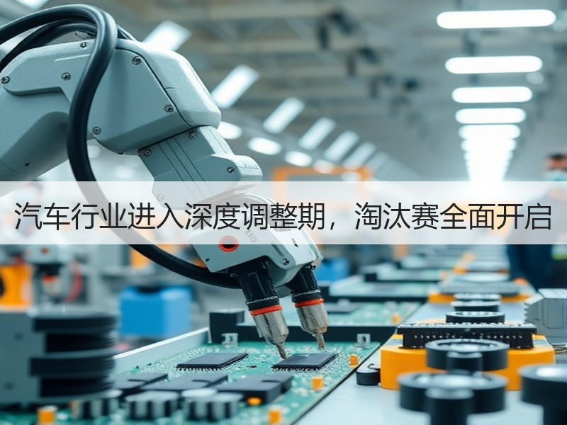 汽车行业进入深度调整期,淘汰赛全面开启 汽车行业进入深度调整期,淘汰赛全面开启
