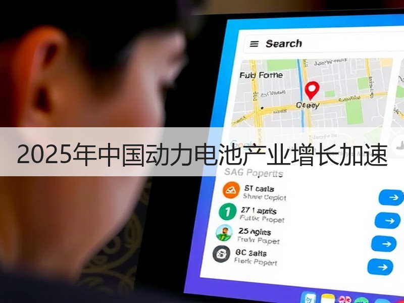 2025年中国动力电池产业增长加速