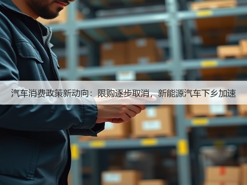 汽车消费政策新动向:限购逐步取消,新能源汽车下乡加速 汽车消费政策新动向:限购逐步取消,新能源汽车下乡加速