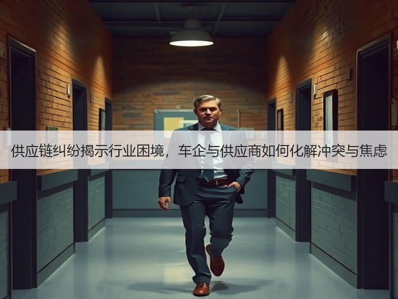 供应链纠纷揭示行业困境,车企与供应商如何化解冲突与焦虑 供应链纠纷揭示行业困境,车企与供应商如何化解冲突与焦虑
