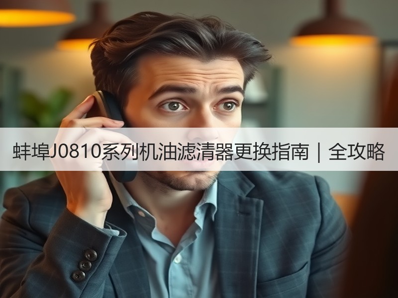 蚌埠J0810系列机油滤清器更换指南|全攻略 蚌埠J0810系列机油滤清器更换指南|全攻略