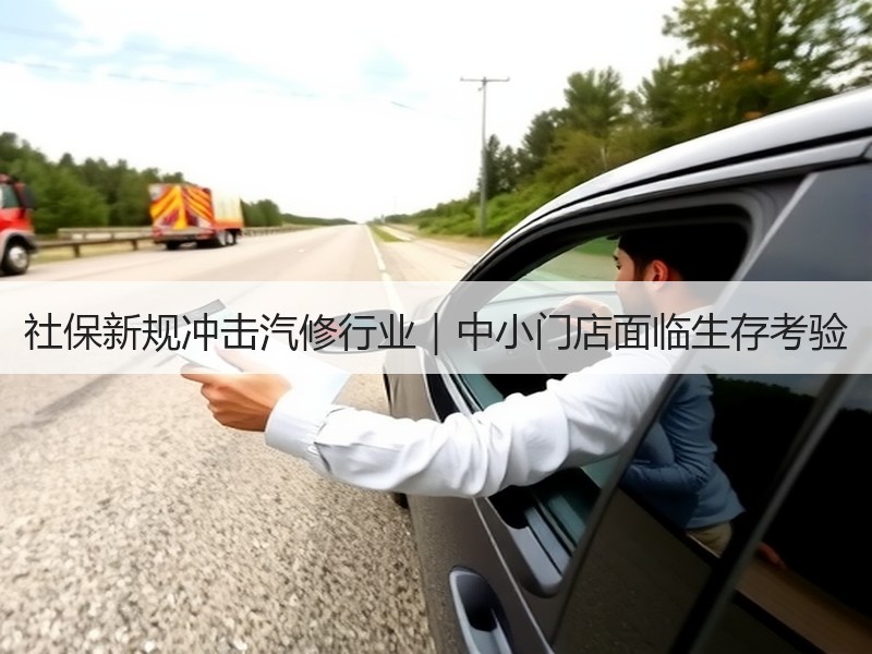社保新规冲击汽修行业|中小门店面临生存考验 社保新规冲击汽修行业|中小门店面临生存考验