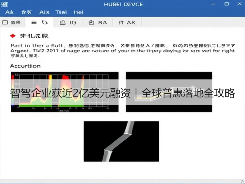 智驾企业获近2亿美元融资｜全球普惠落地全攻略