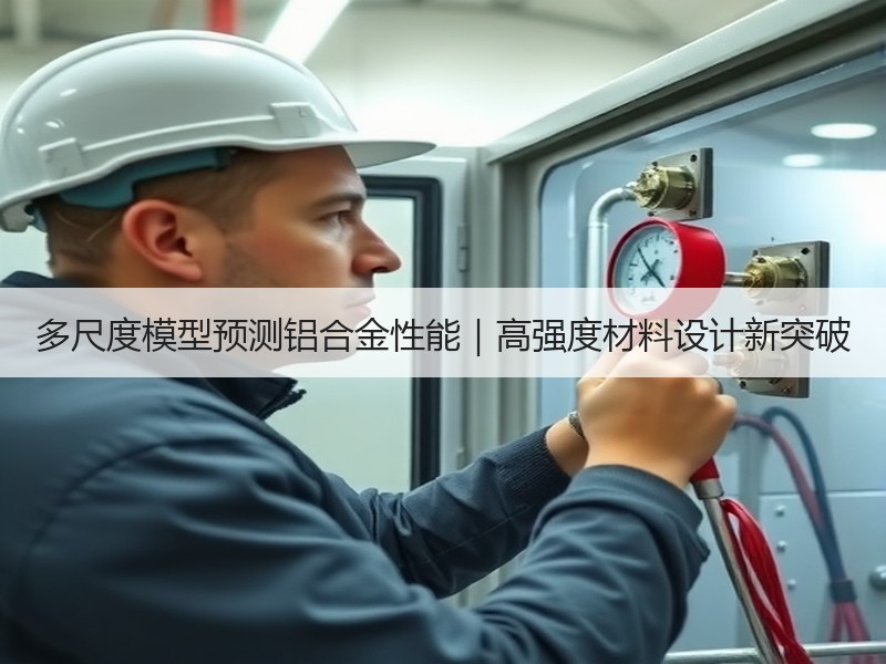 多尺度模型预测铝合金性能|高强度材料设计新突破 多尺度模型预测铝合金性能|高强度材料设计新突破
