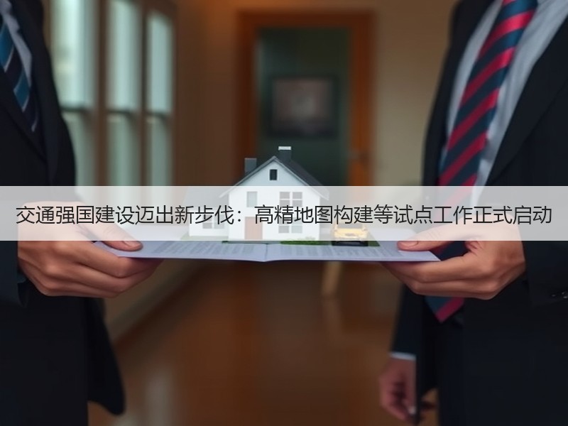 交通强国建设迈出新步伐:高精地图构建等试点工作正式启动 交通强国建设迈出新步伐:高精地图构建等试点工作正式启动