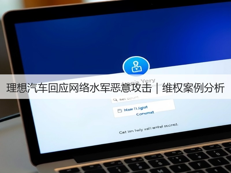 理想汽车回应网络水军恶意攻击|维权案例分析 理想汽车回应网络水军恶意攻击|维权案例分析