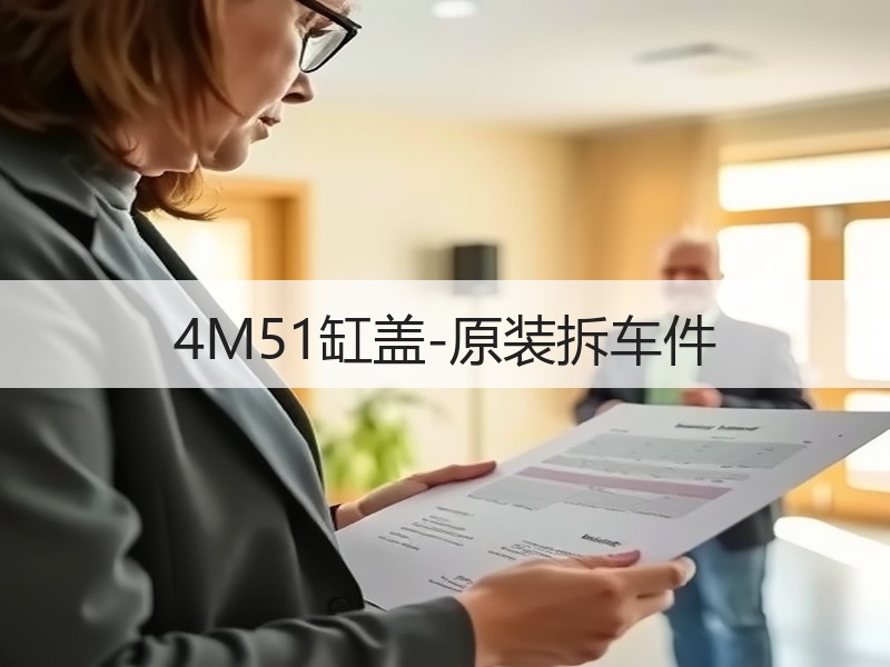 4M51缸盖-原装拆车件