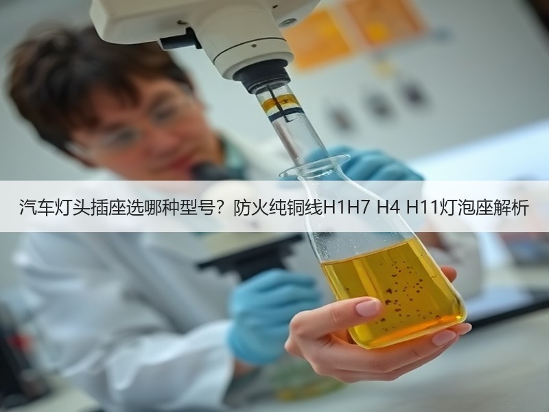 汽车灯头插座选哪种型号？防火纯铜线H1H7 H4 H11灯泡座解析