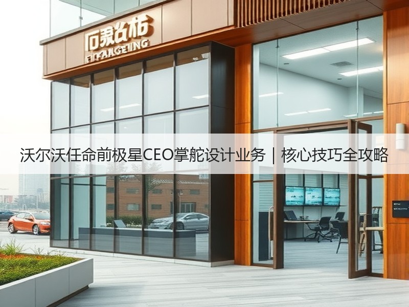 沃尔沃任命前极星CEO掌舵设计业务|核心技巧全攻略 沃尔沃任命前极星CEO掌舵设计业务|核心技巧全攻略