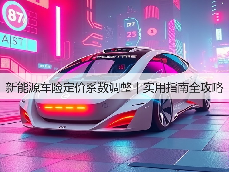 新能源车险定价系数调整｜实用指南全攻略