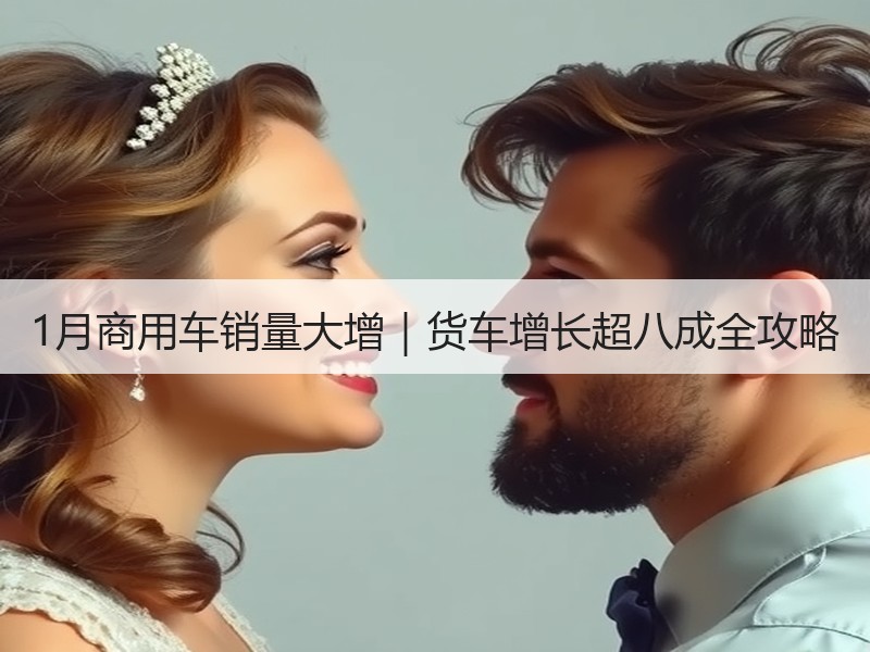 1月商用车销量大增｜货车增长超八成全攻略
