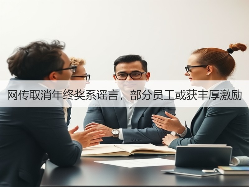 网传取消年终奖系谣言,部分员工或获丰厚激励 网传取消年终奖系谣言,部分员工或获丰厚激励