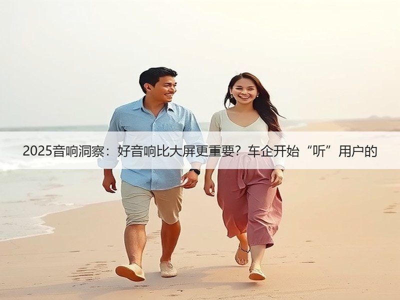 2025音响洞察：好音响比大屏更重要？车企开始“听”用户的