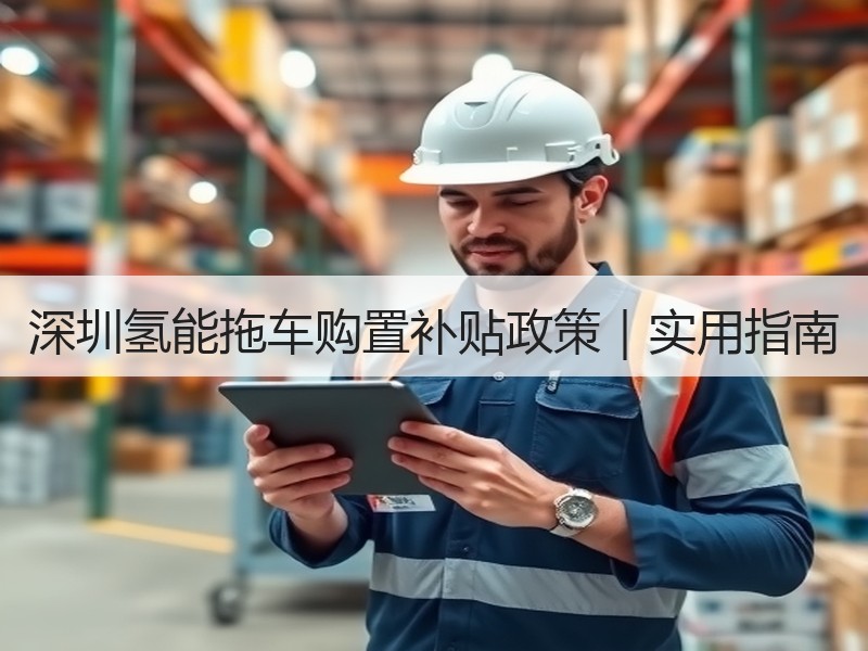 深圳氢能拖车购置补贴政策|实用指南 深圳氢能拖车购置补贴政策|实用指南
