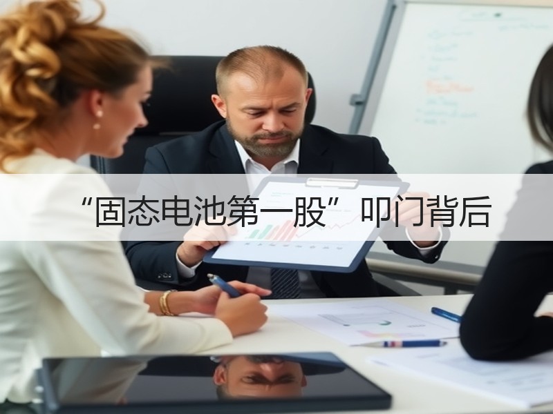 “固态电池第一股”叩门背后