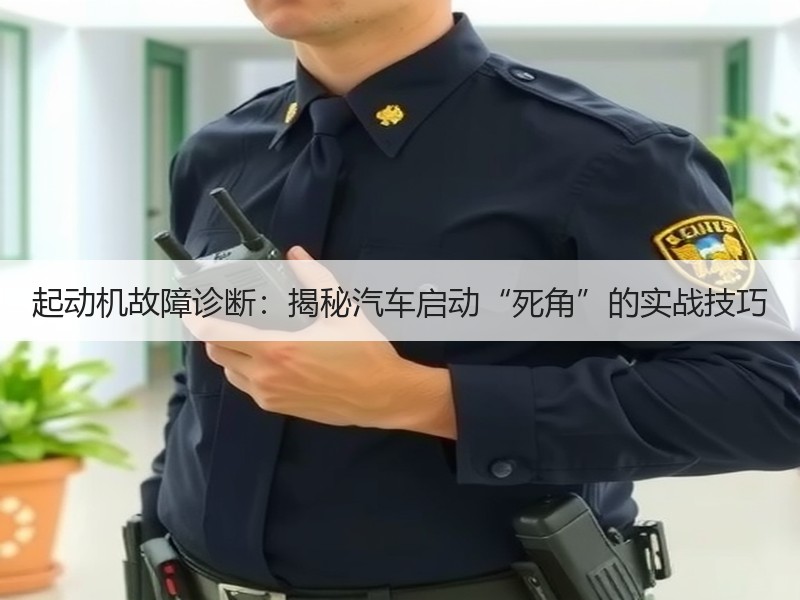 起动机故障诊断:揭秘汽车启动“死角”的实战技巧 起动机故障诊断:揭秘汽车启动“死角”的实战技巧