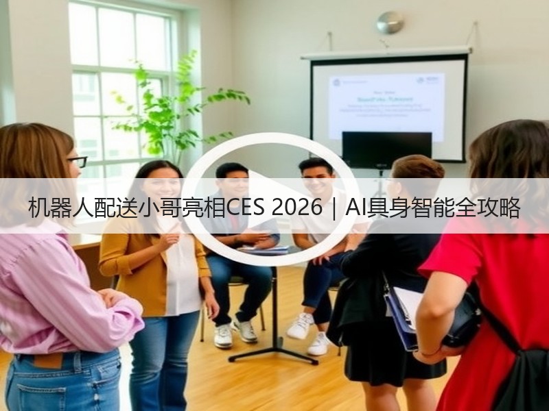 机器人配送小哥亮相CES 2026|AI具身智能全攻略 机器人配送小哥亮相CES 2026|AI具身智能全攻略