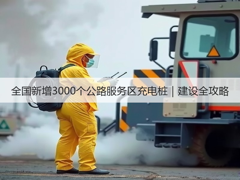 全国新增3000个公路服务区充电桩|建设全攻略 全国新增3000个公路服务区充电桩|建设全攻略