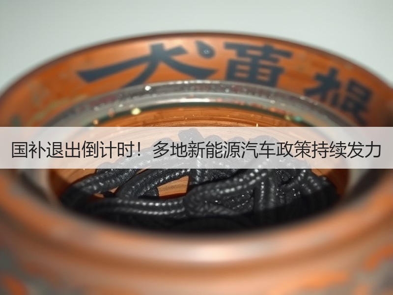 国补退出倒计时!多地新能源汽车政策持续发力 国补退出倒计时!多地新能源汽车政策持续发力