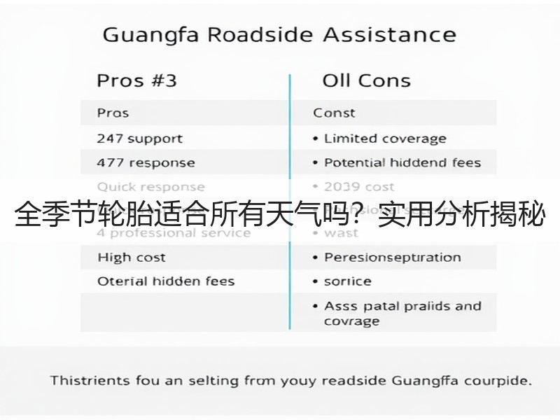 全季节轮胎适合所有天气吗?实用分析揭秘 全季节轮胎适合所有天气吗?实用分析揭秘