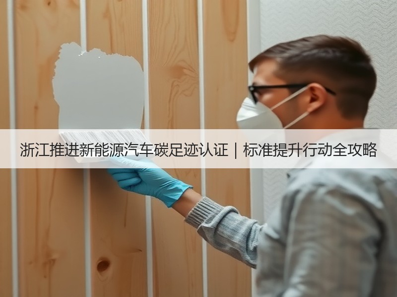 浙江推进新能源汽车碳足迹认证｜标准提升行动全攻略
