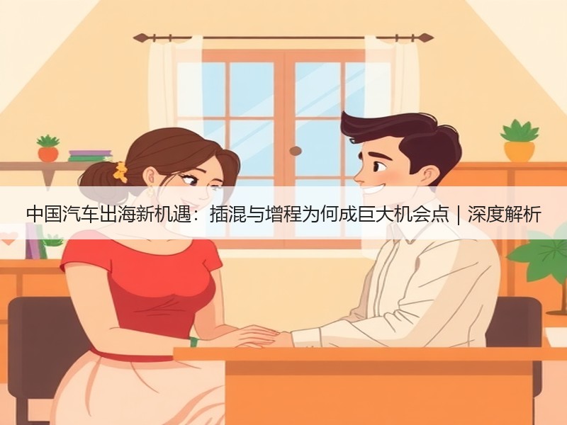 中国汽车出海新机遇：插混与增程为何成巨大机会点｜深度解析