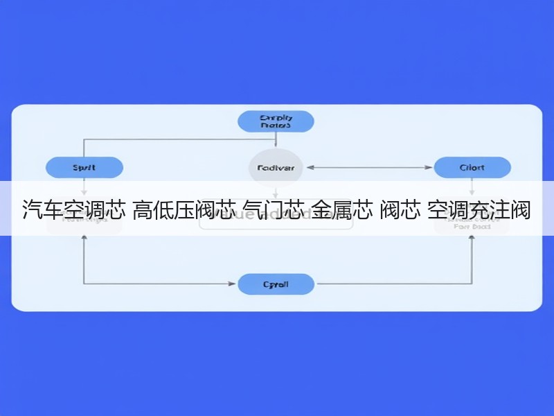 汽车空调芯 高低压阀芯 气门芯 金属芯 阀芯 空调充注阀