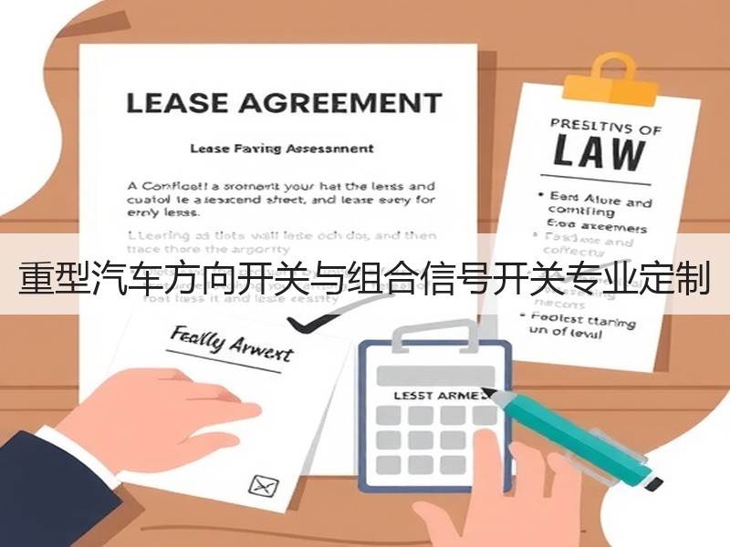 重型汽车方向开关与组合信号开关专业定制