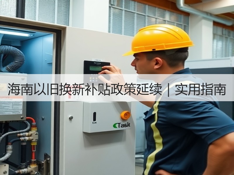 海南以旧换新补贴政策延续｜实用指南