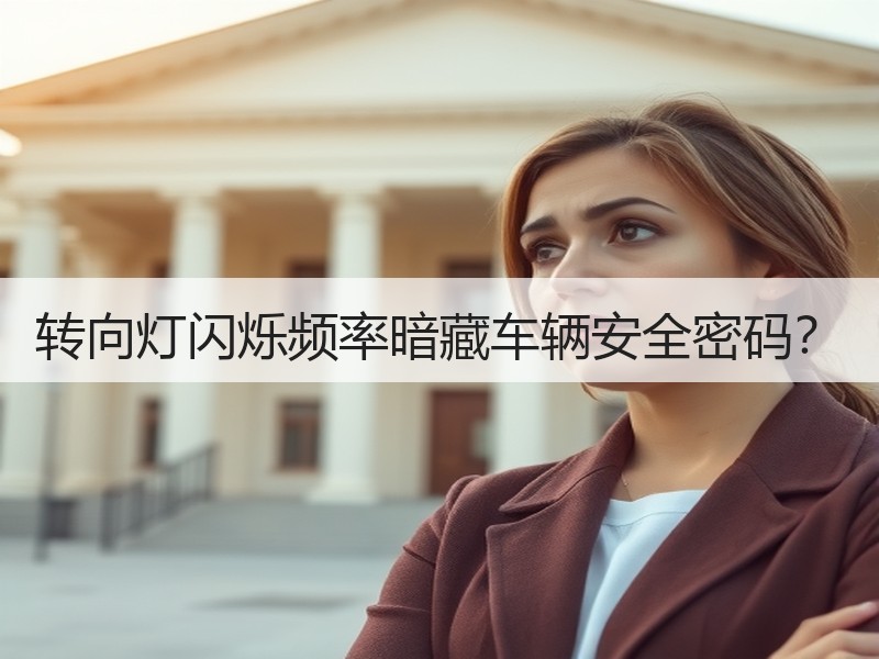 转向灯闪烁频率暗藏车辆安全密码? 转向灯闪烁频率暗藏车辆安全密码?