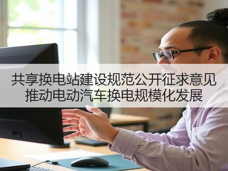 共享换电站建设规范公开征求意见 推动电动汽车换电规模化发展 共享换电站建设规范公开征求意见 推动电动汽车换电规模化发展