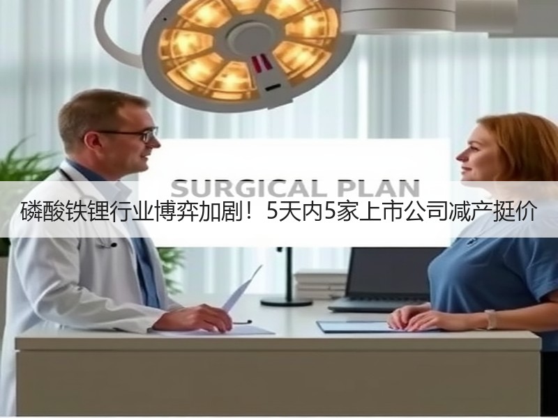 磷酸铁锂行业博弈加剧！5天内5家上市公司减产挺价