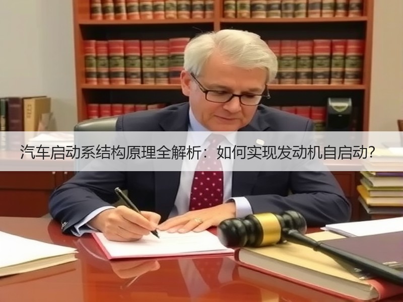 汽车启动系结构原理全解析:如何实现发动机自启动? 汽车启动系结构原理全解析:如何实现发动机自启动?