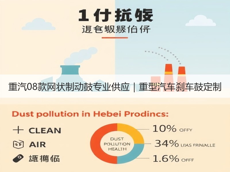 重汽08款网状制动鼓专业供应｜重型汽车刹车鼓定制