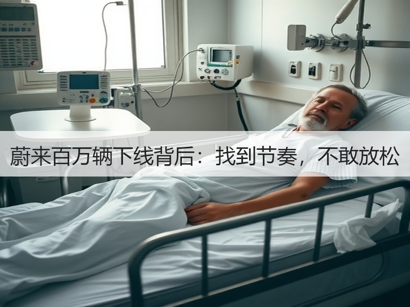 蔚来百万辆下线背后:找到节奏,不敢放松 蔚来百万辆下线背后:找到节奏,不敢放松