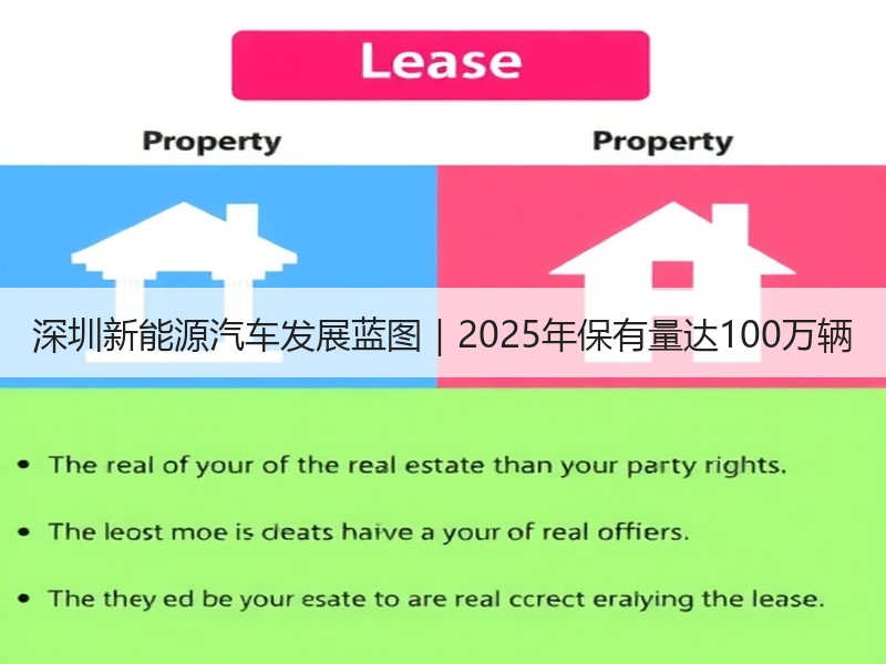深圳新能源汽车发展蓝图|2025年保有量达100万辆 深圳新能源汽车发展蓝图|2025年保有量达100万辆