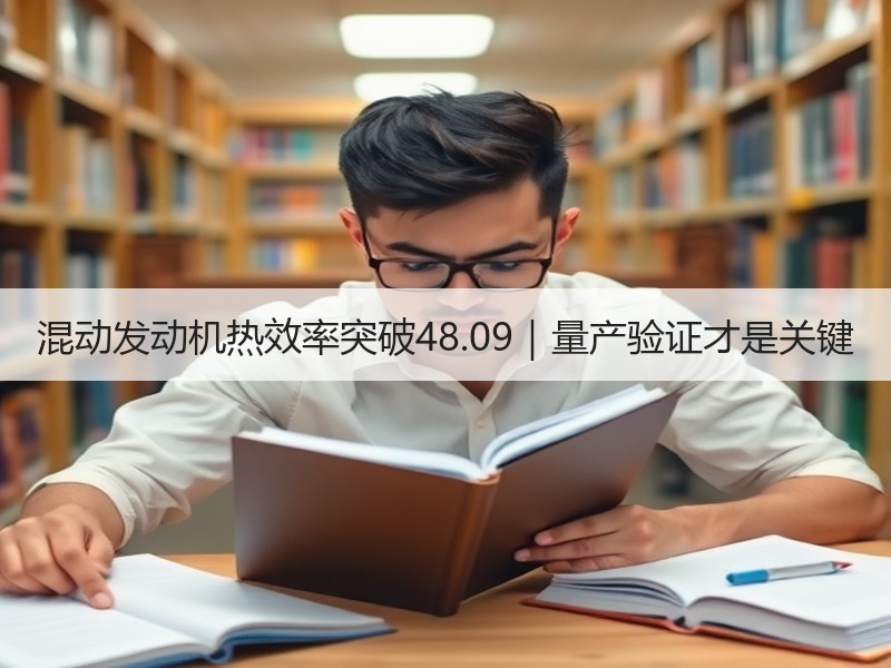 混动发动机热效率突破48.09|量产验证才是关键 混动发动机热效率突破48.09|量产验证才是关键