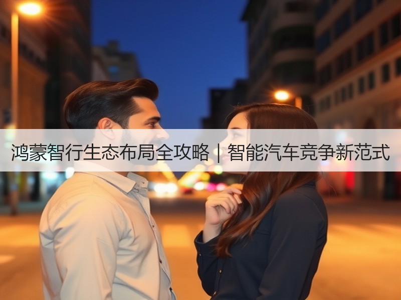 鸿蒙智行生态布局全攻略｜智能汽车竞争新范式