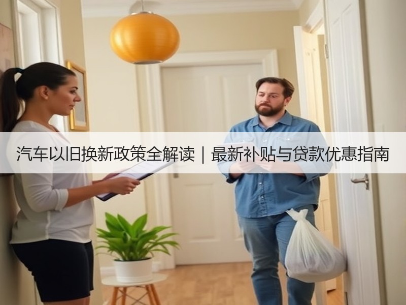汽车以旧换新政策全解读｜最新补贴与贷款优惠指南