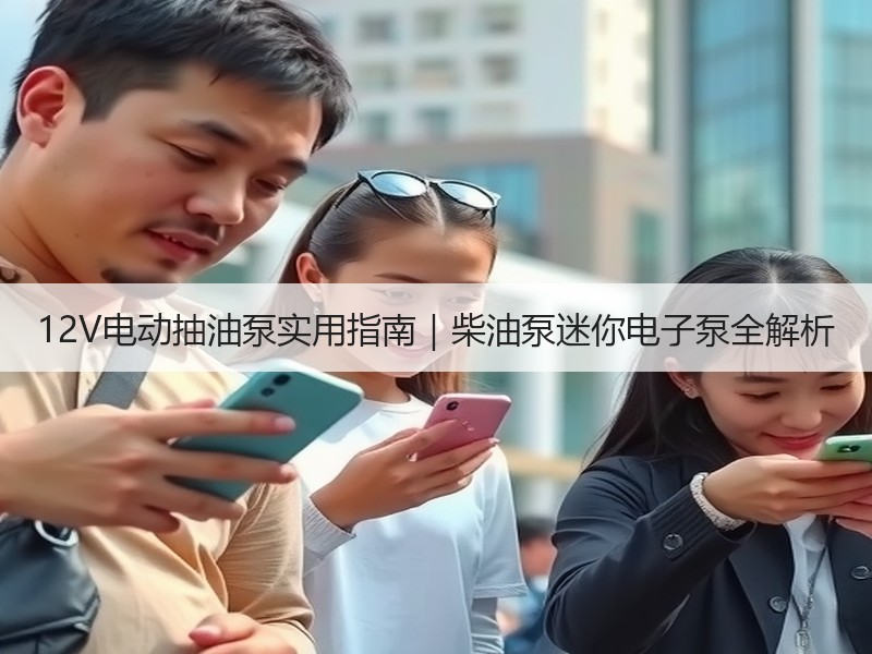 12V电动抽油泵实用指南｜柴油泵迷你电子泵全解析