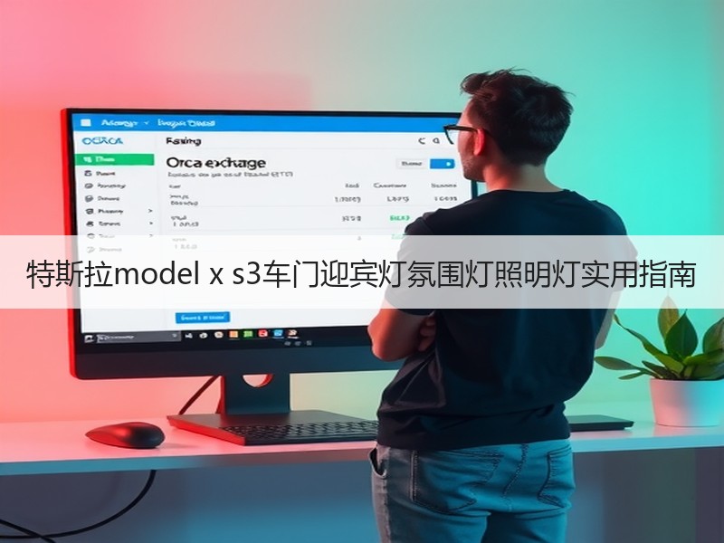 特斯拉model x s3车门迎宾灯氛围灯照明灯实用指南