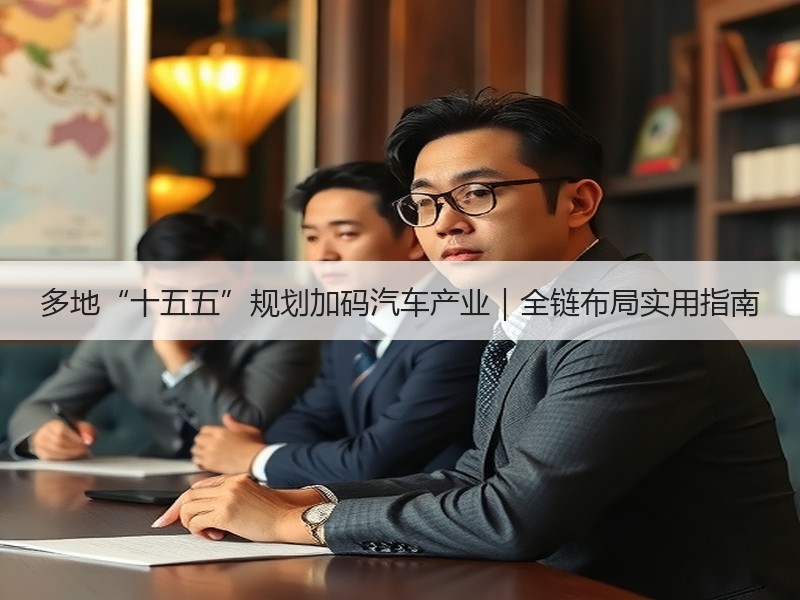 多地“十五五”规划加码汽车产业|全链布局实用指南 多地“十五五”规划加码汽车产业|全链布局实用指南