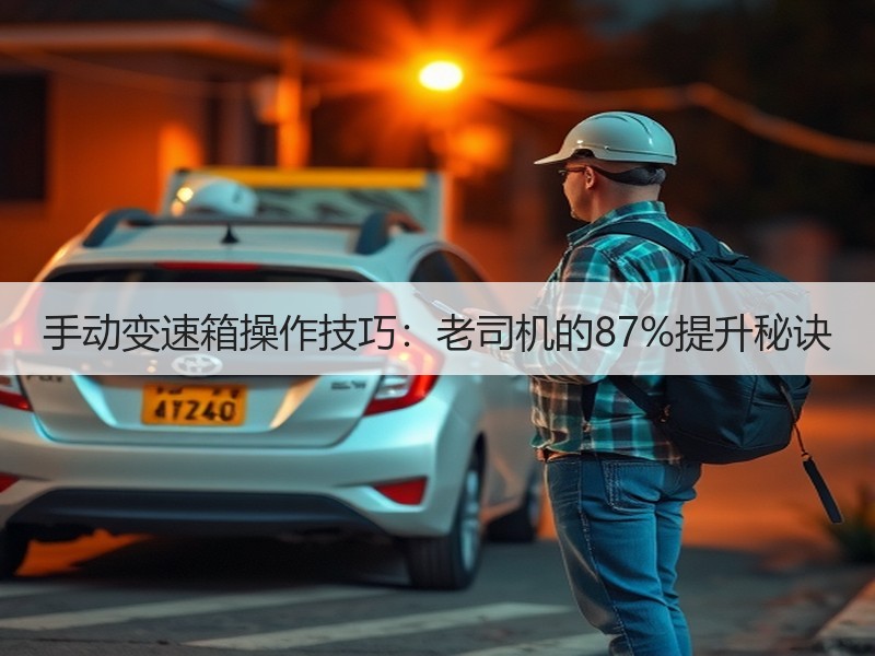 手动变速箱操作技巧:老司机的87%提升秘诀 手动变速箱操作技巧:老司机的87%提升秘诀