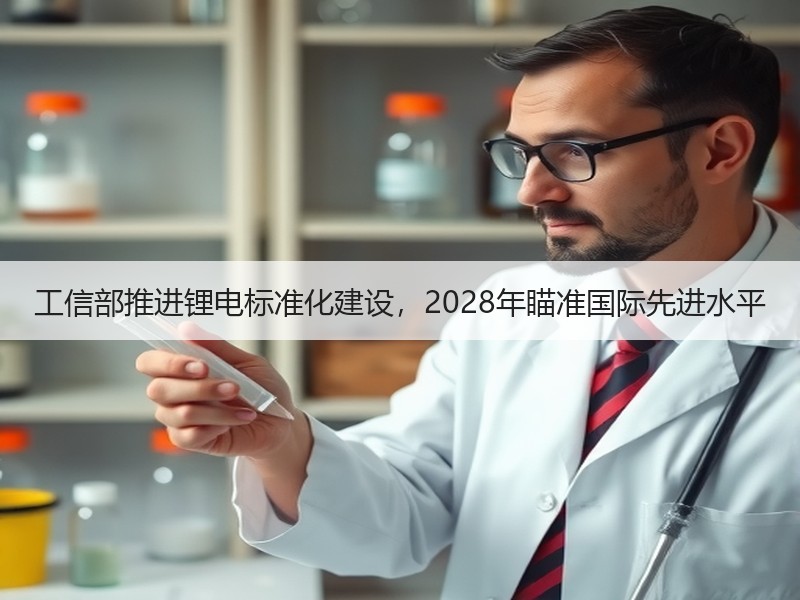 工信部推进锂电标准化建设,2028年瞄准国际先进水平 工信部推进锂电标准化建设,2028年瞄准国际先进水平