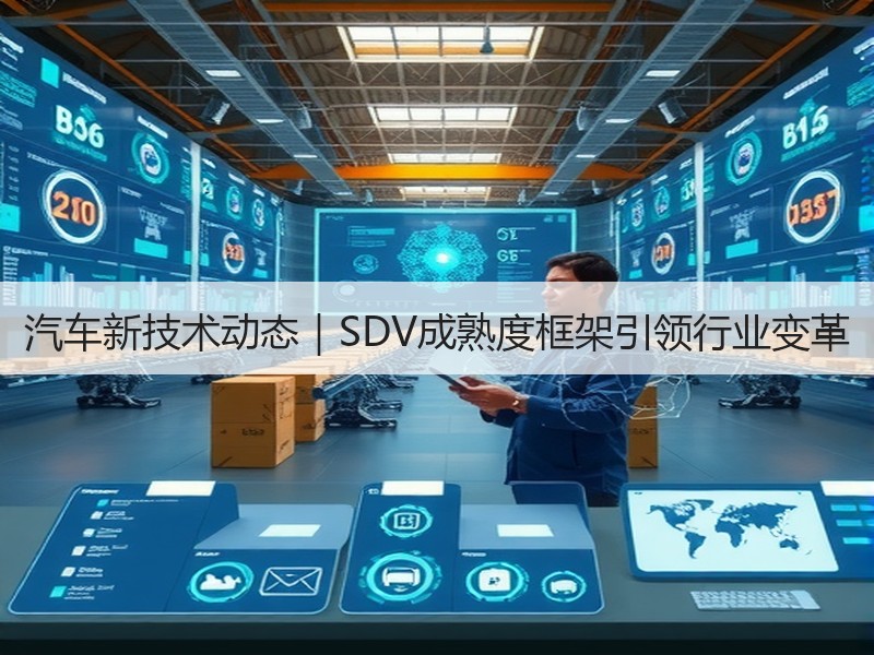汽车新技术动态｜SDV成熟度框架引领行业变革