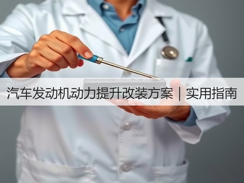 汽车发动机动力提升改装方案｜实用指南
