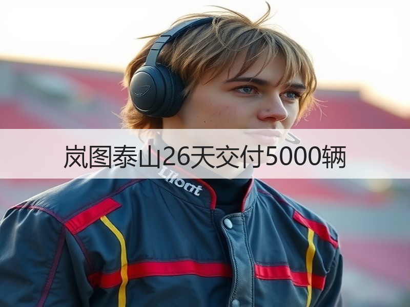 岚图泰山26天交付5000辆