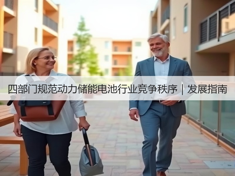 四部门规范动力储能电池行业竞争秩序|发展指南 四部门规范动力储能电池行业竞争秩序|发展指南