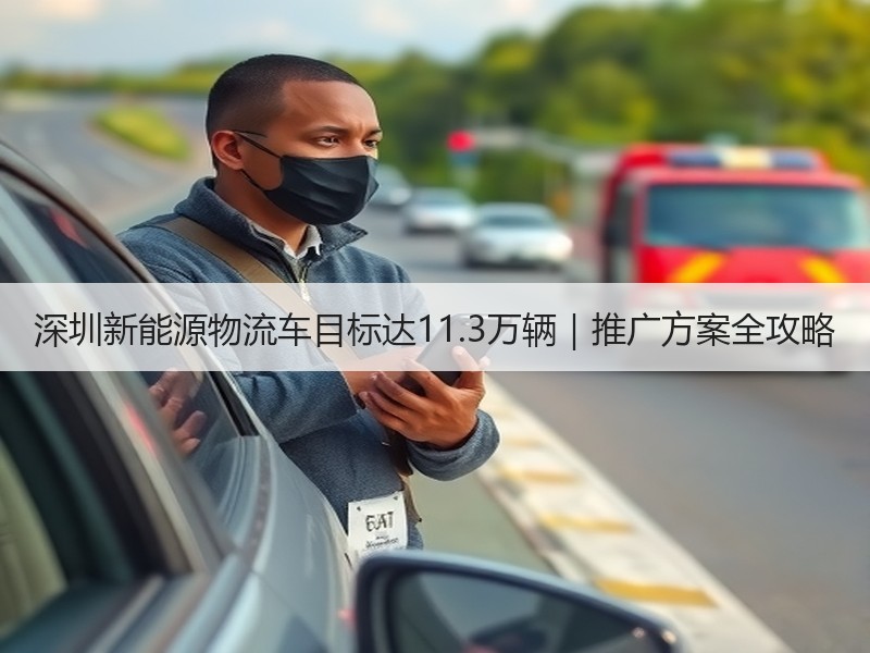 深圳新能源物流车目标达11.3万辆|推广方案全攻略 深圳新能源物流车目标达11.3万辆|推广方案全攻略