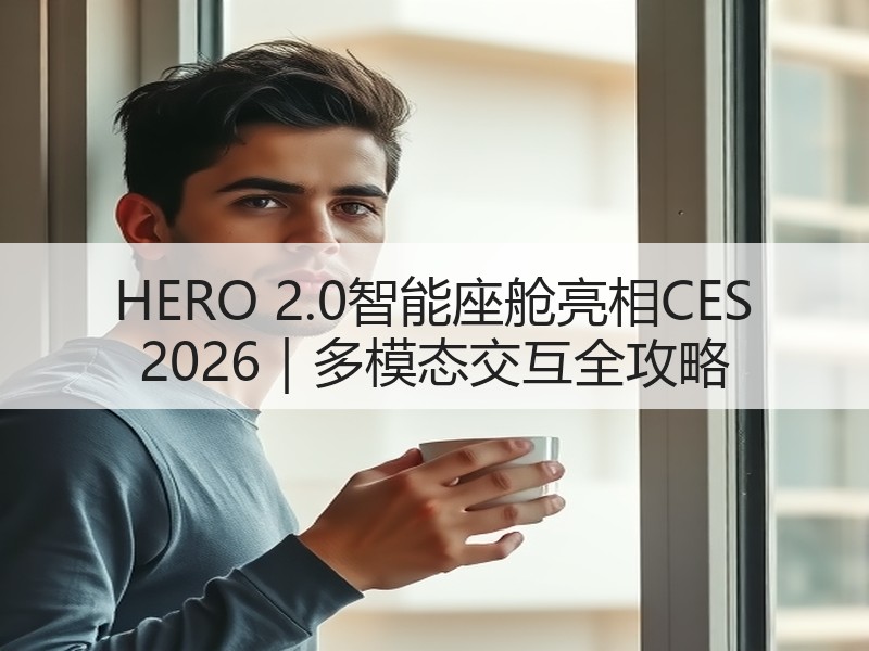 HERO 2.0智能座舱亮相CES 2026|多模态交互全攻略 HERO 2.0智能座舱亮相CES 2026|多模态交互全攻略